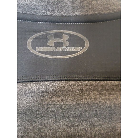 Under Armour Warm Up Jacket Long Sleeve Gray 1/4 Zip Pull Over Size Medium Men's - Picture 5 of 6